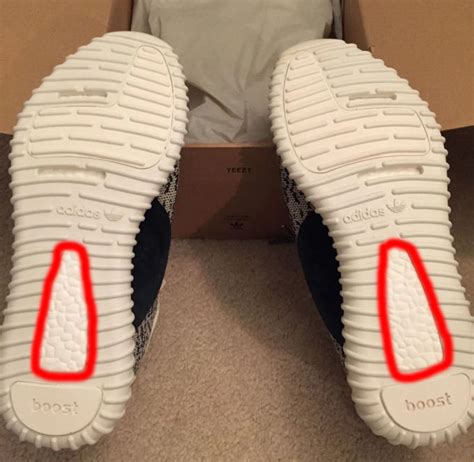 fake and real adidas yeezy|bottom of real yeezys.